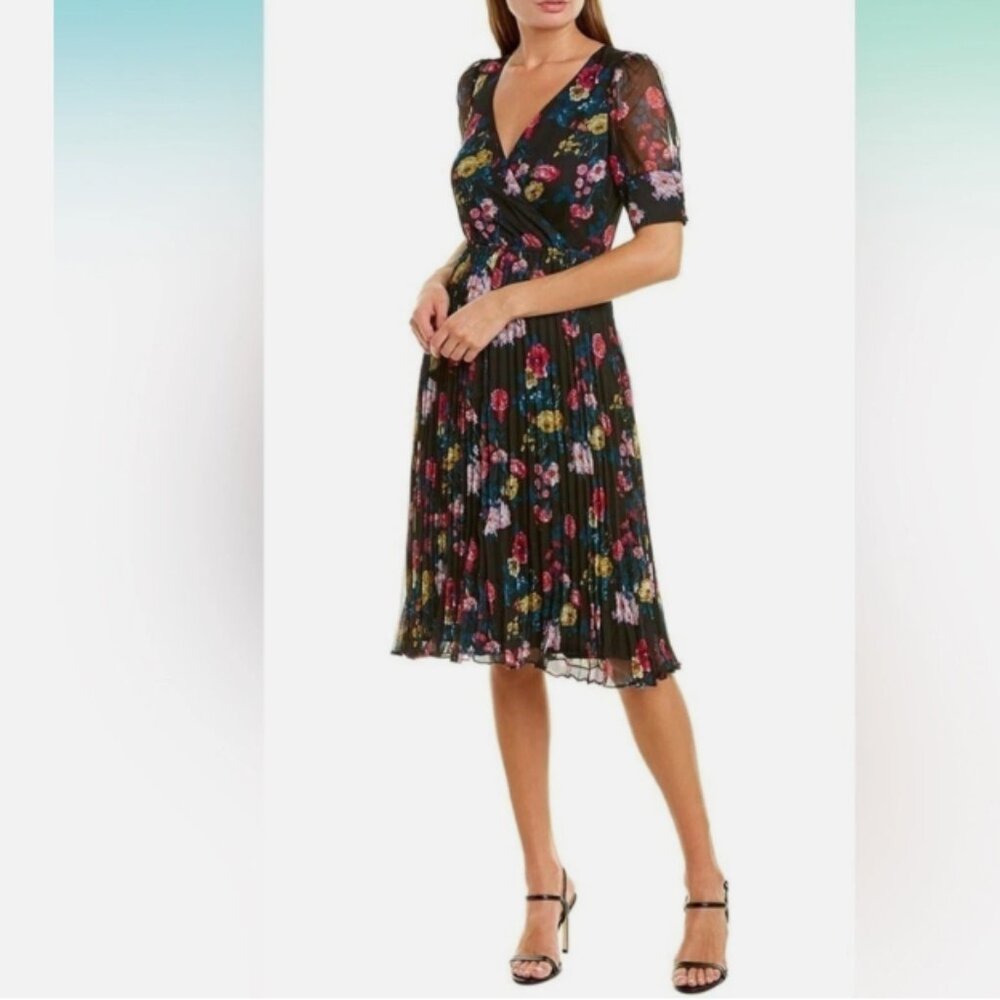 Ali & Jay Floral Dress with Pleated Skirt